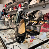 Lambskin Patent Cap Toe CC Ballerina Flats