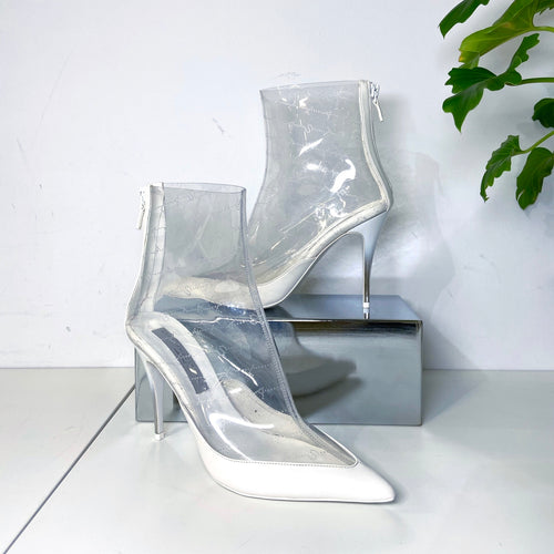 Transparent PVC Ankle Boots