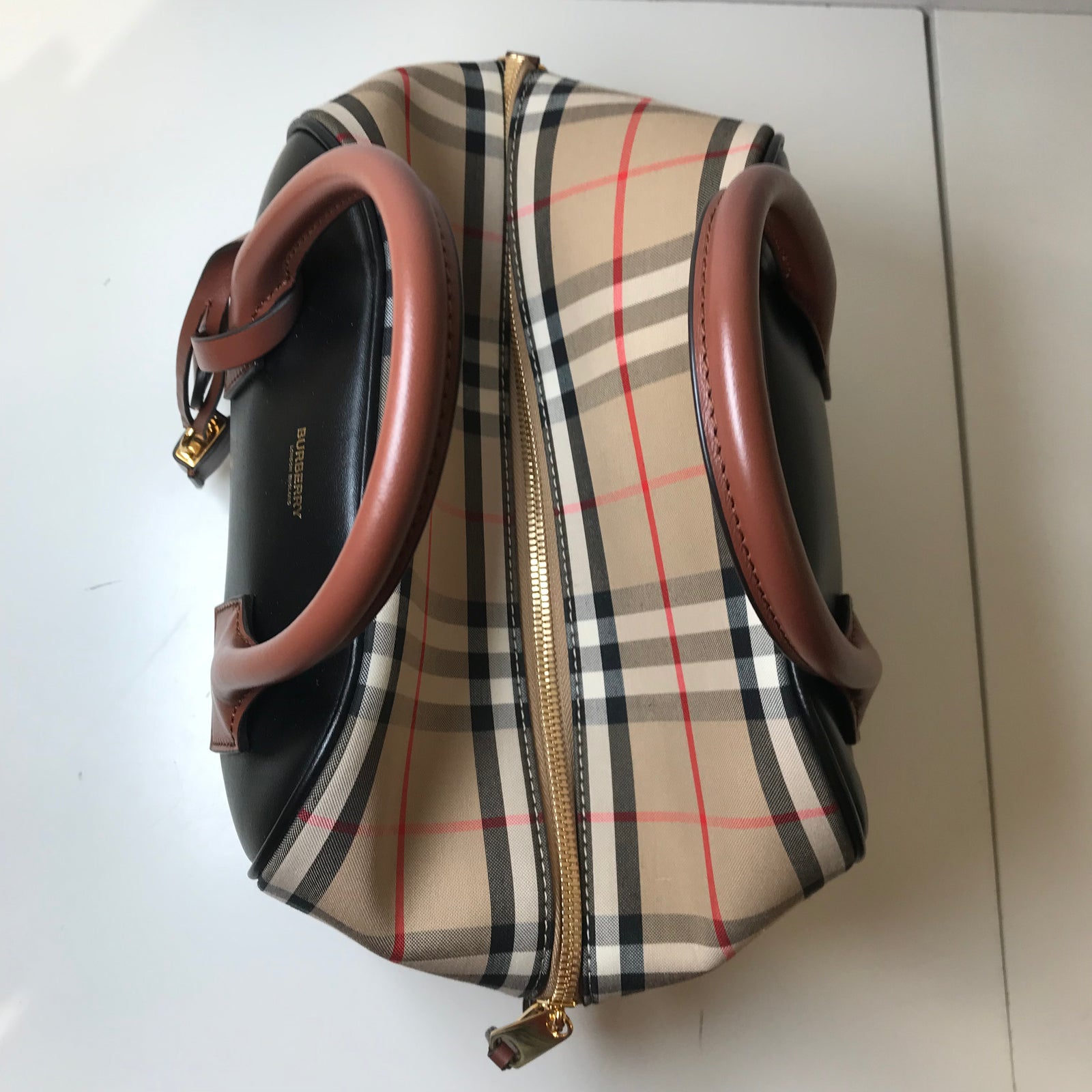 Calfskin Check Cube Bowling Bag – Loom & Magpie Boutique