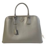 Saffiano Lux Large Promenade Tote Marmo