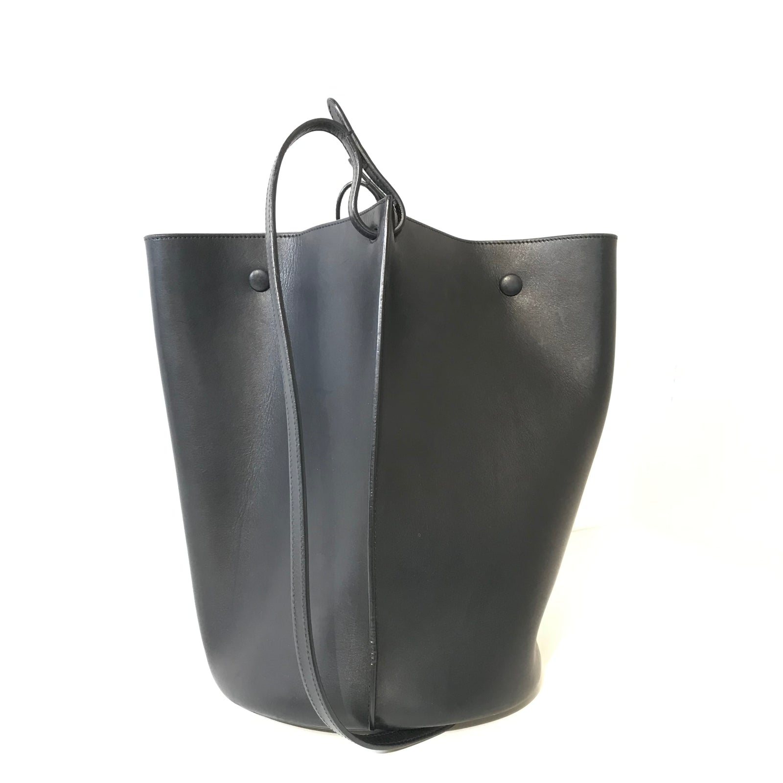 Calfskin Bucket Bag Black
