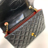 Lambskin Quilted Small Single Flap