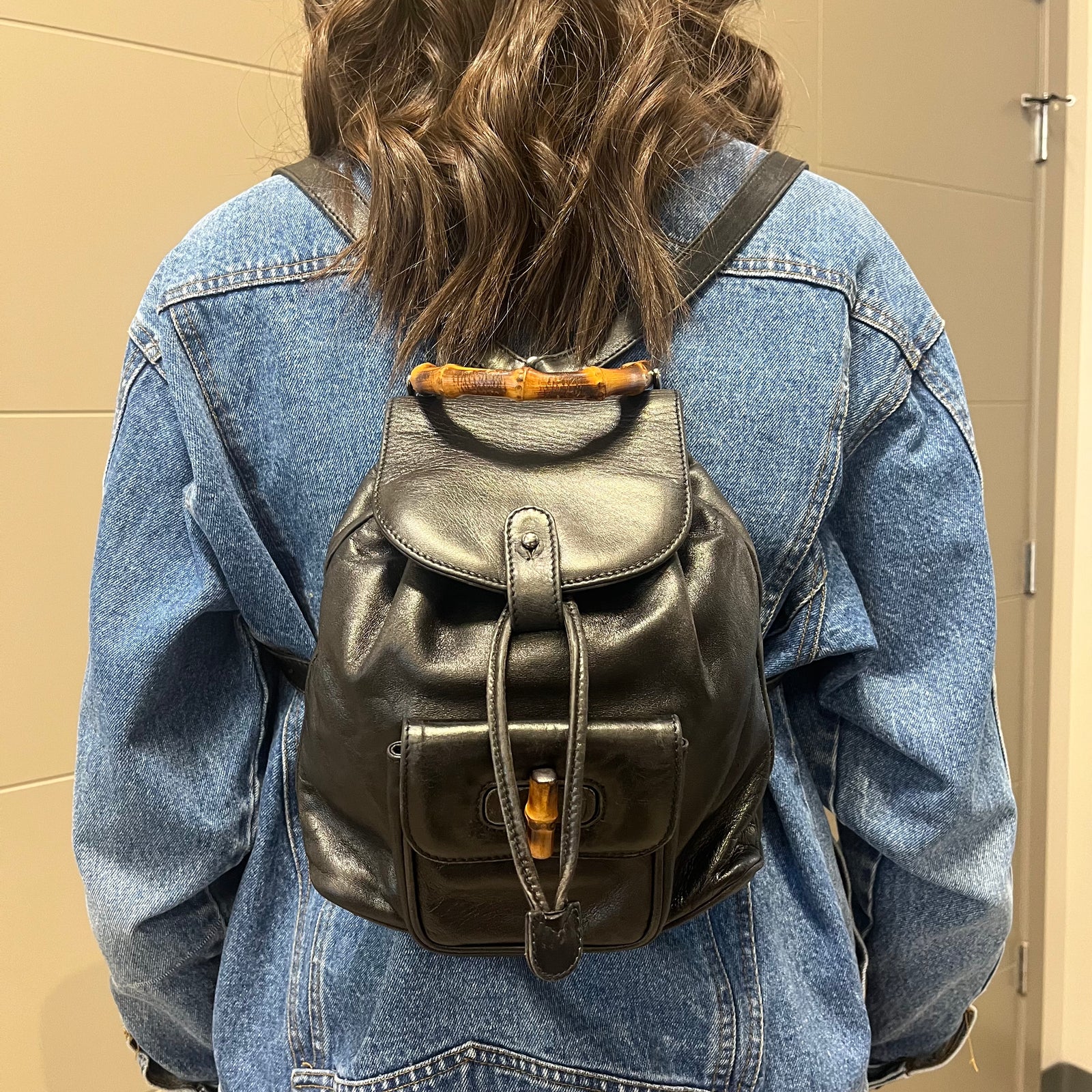 gucci mini backpack bamboo Calfskin Bamboo Backpack Mini – Loom & Magpie Boutique