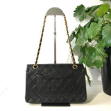 Lambskin Quilted Medium Double Flap