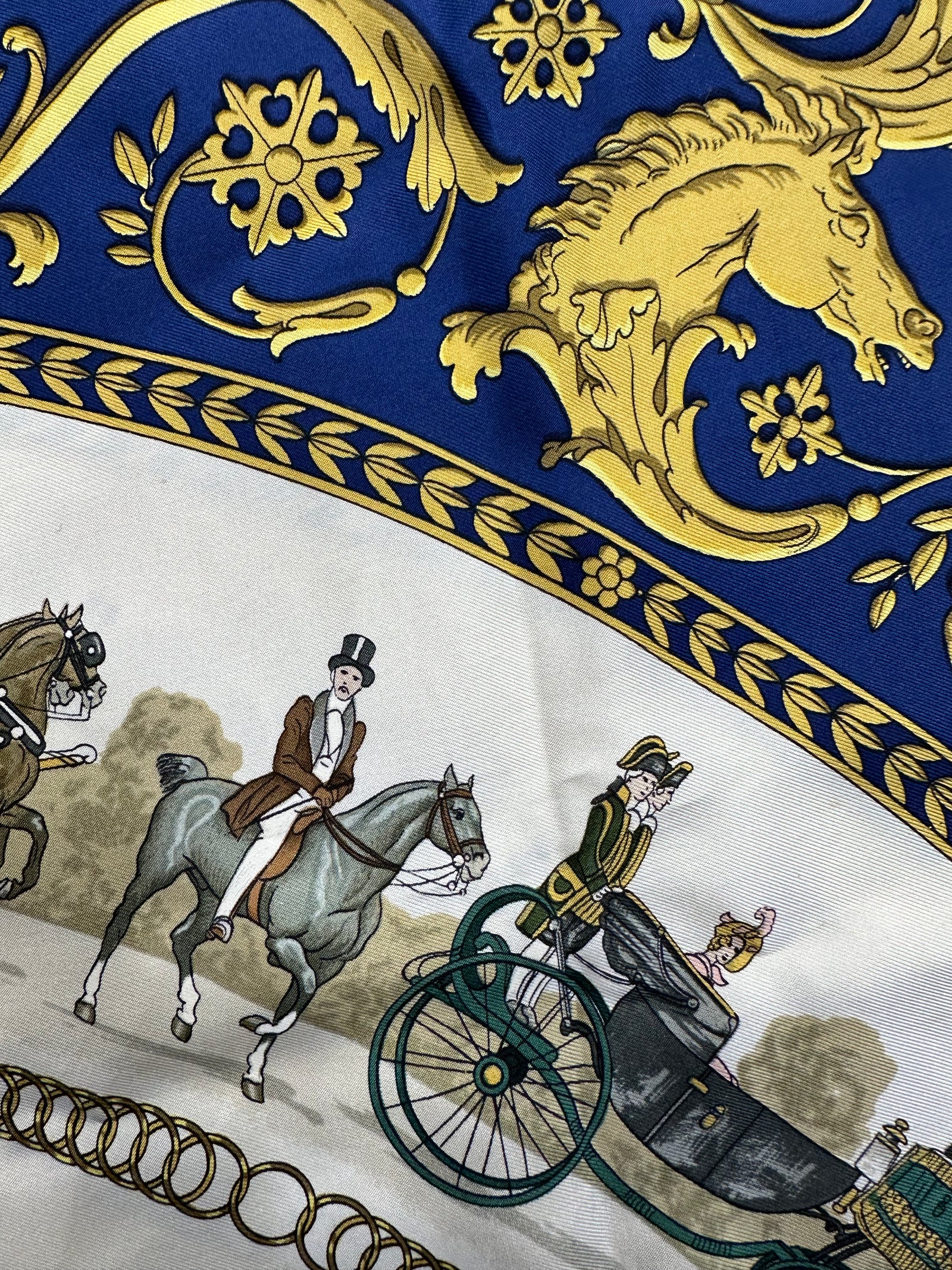 Silk La Promenade De Longchamps Scarf 90