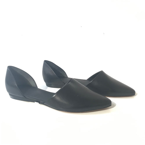 Nina Black Flats 5.5
