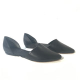 Nina Black Flats 5.5