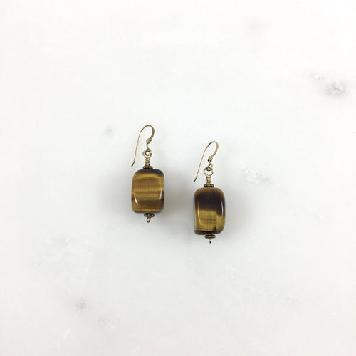 Tiger Eye Earring