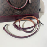 Brown Signature Satchel