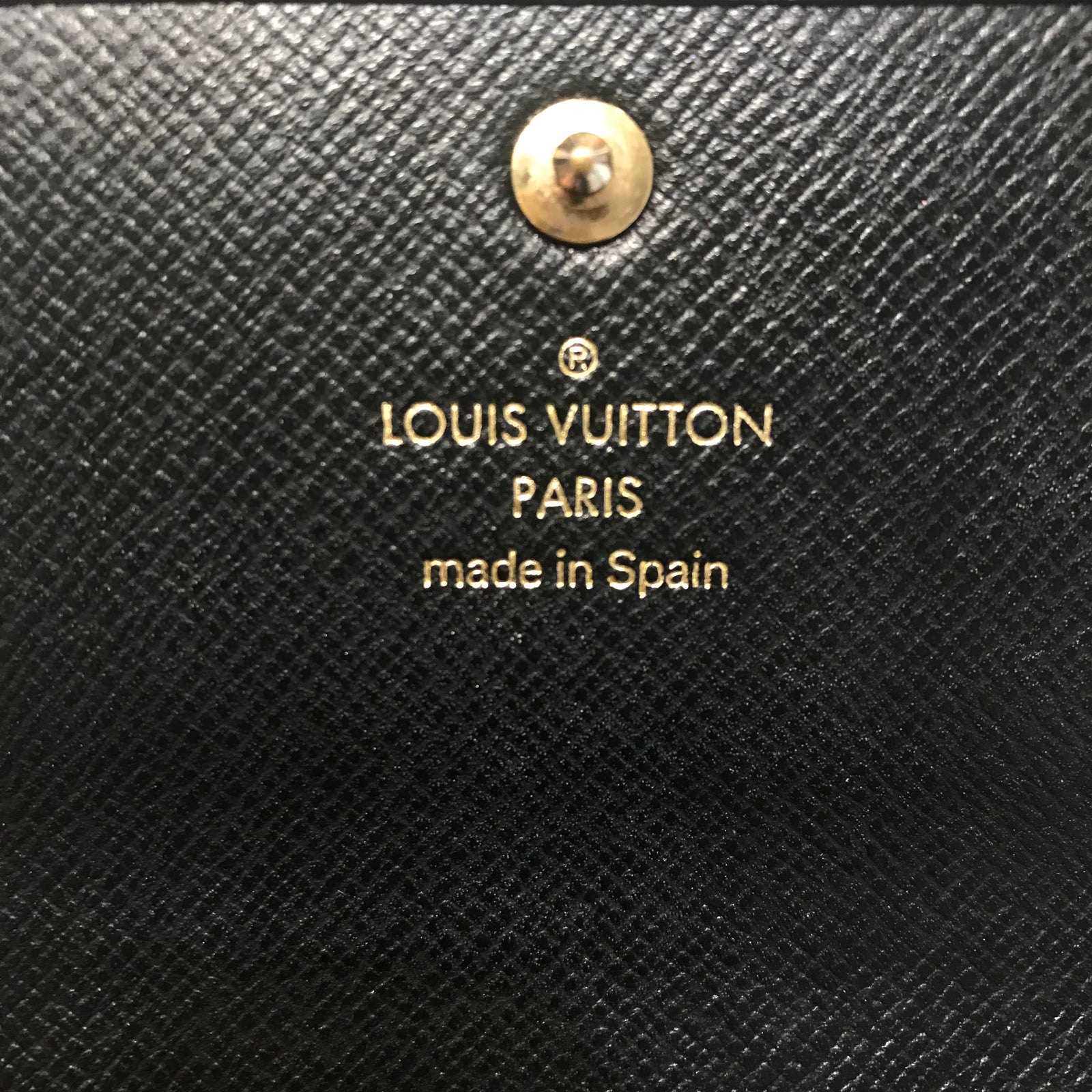 Louis Vuitton Black Epi Leather Porte-Tresor International Wallet