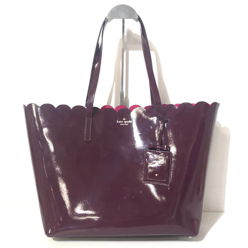 Plum Structured Top Handle