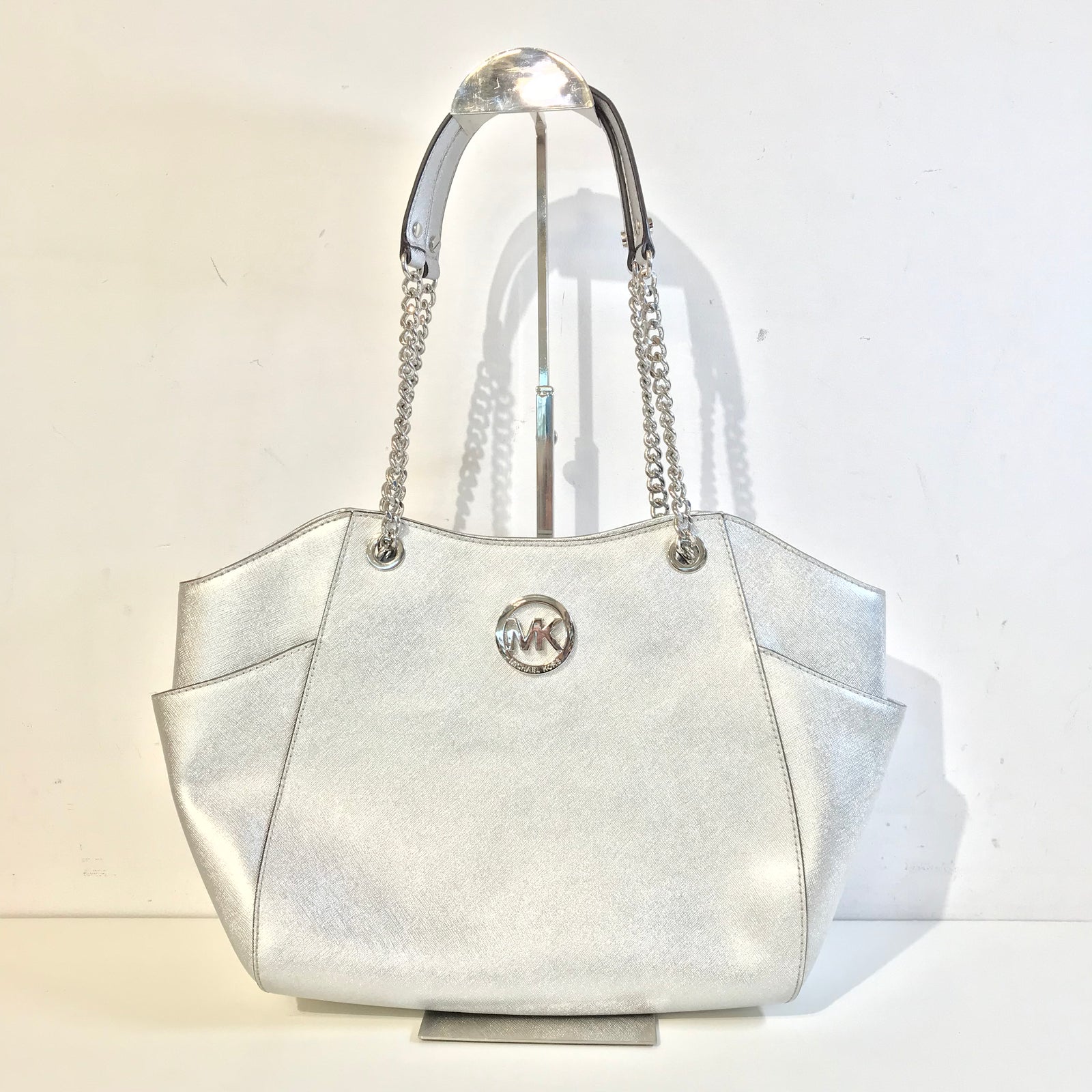 Silver Shoulder Bag