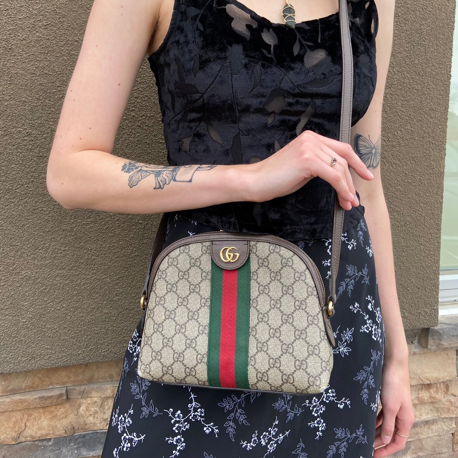 Ophidia GG Small Shoulder Bag