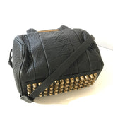 Pebbled Lambskin Rockie Antique Brass Hardware