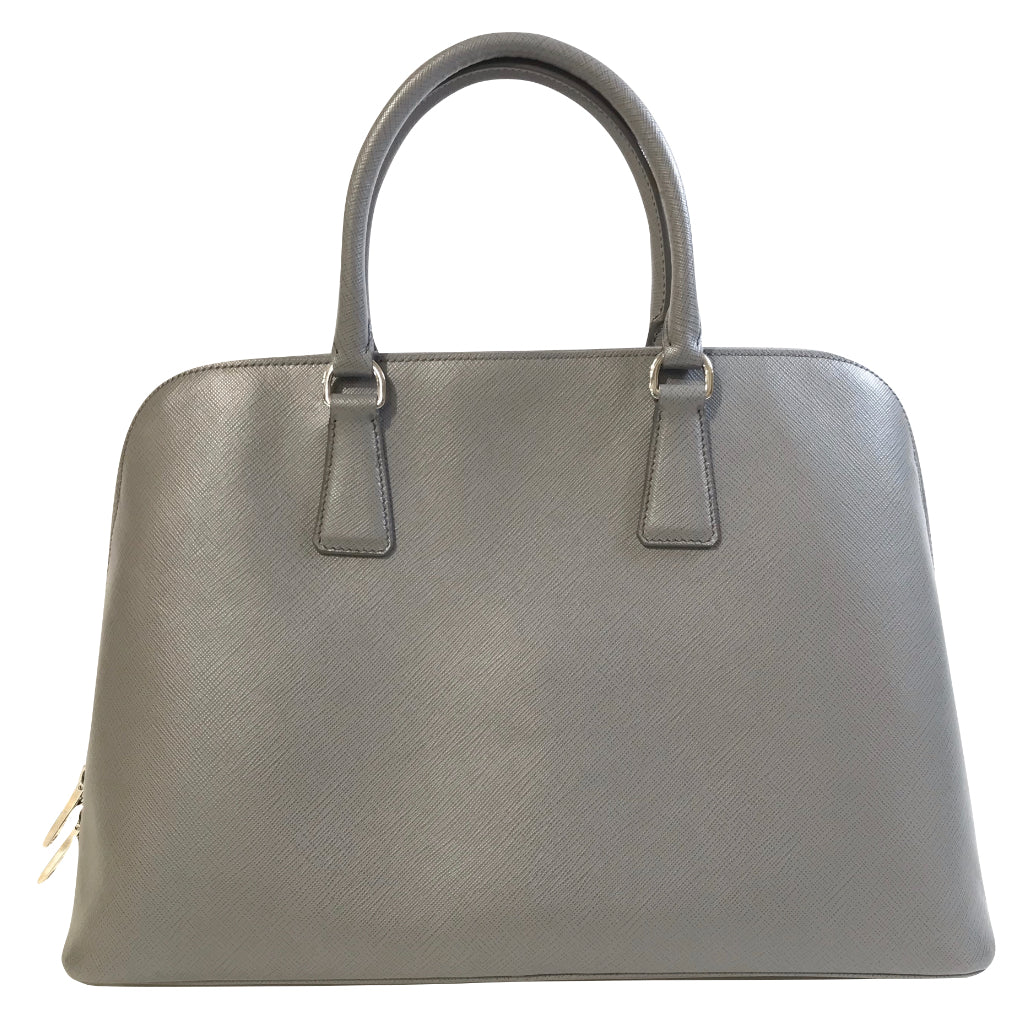 Saffiano Lux Large Promenade Tote Marmo