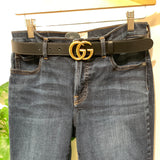 Calfskin Double G 30mm Belt 85 34