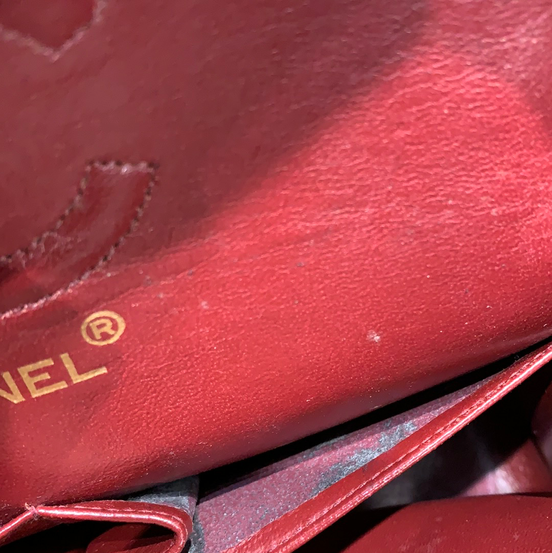 Lambskin Quilted Small Double Flap