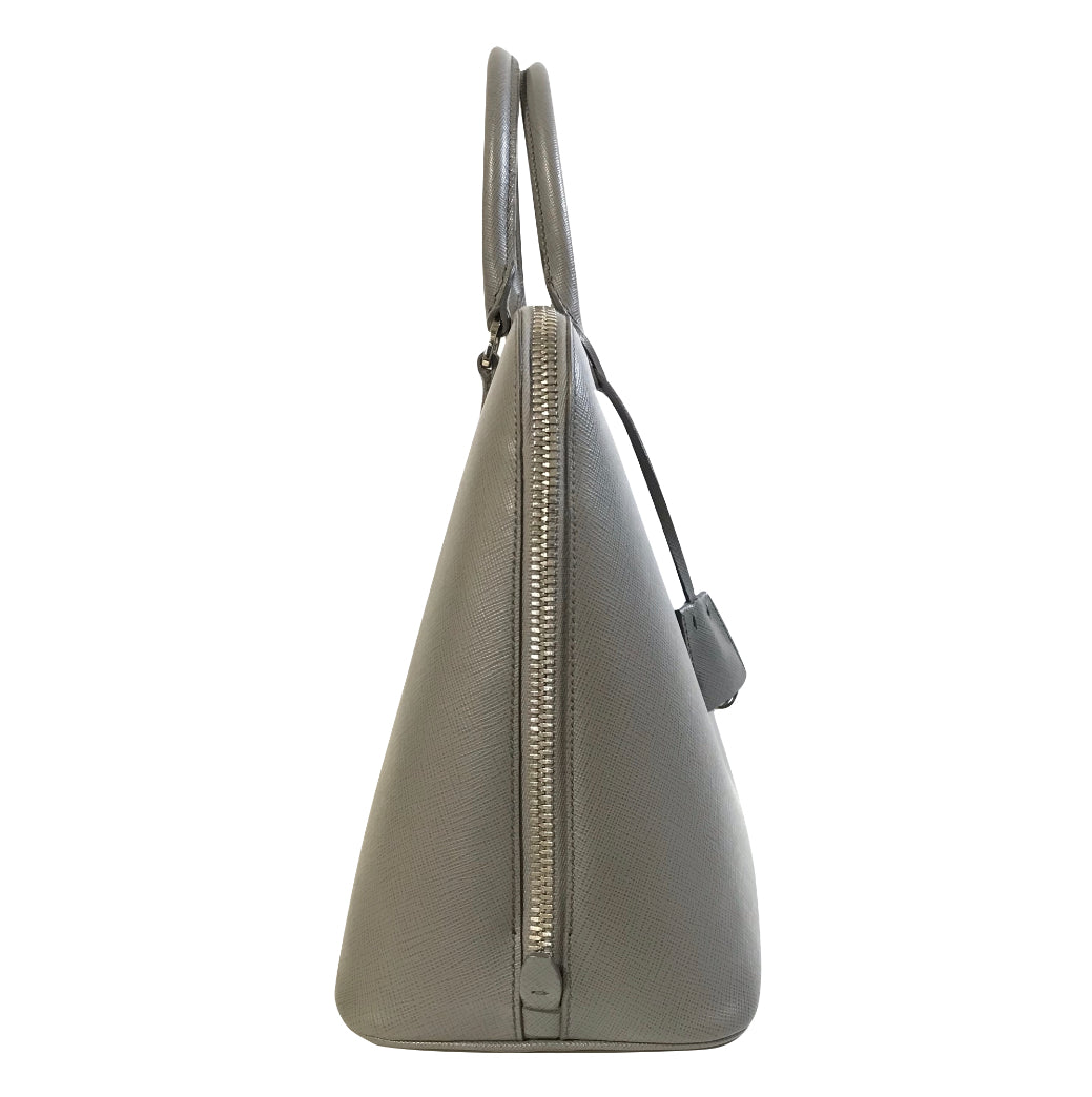 Saffiano Lux Large Promenade Tote Marmo