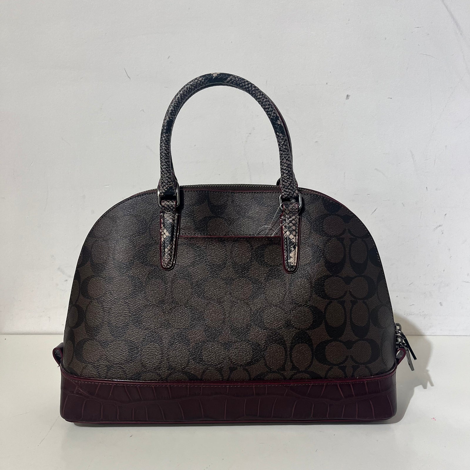 Brown Signature Satchel