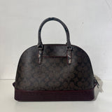 Brown Signature Satchel