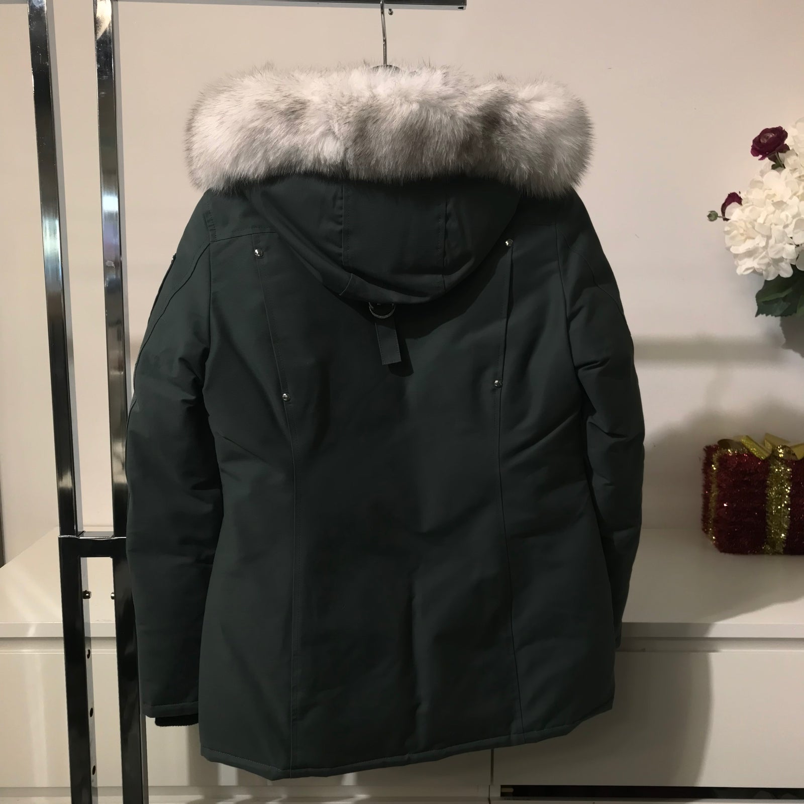 Seafoam Puffer Parka Jacket