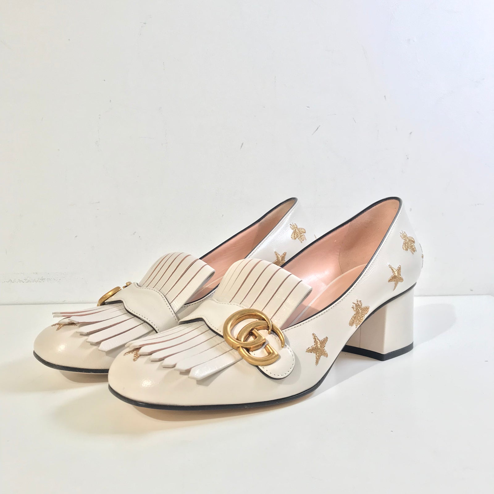 Gucci loafers stars on sale
