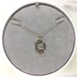 Triple Hoop Chain Necklace