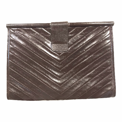 Vintage Quilted Calfskin Clutch