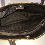 House Check Coated Canvas Tote