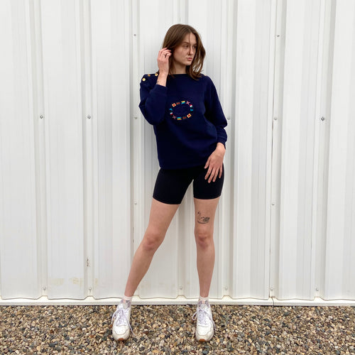 Vintage Navy Sweater