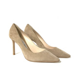Tan Heel Point Toe