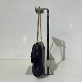 Purple Gold Chain Bag