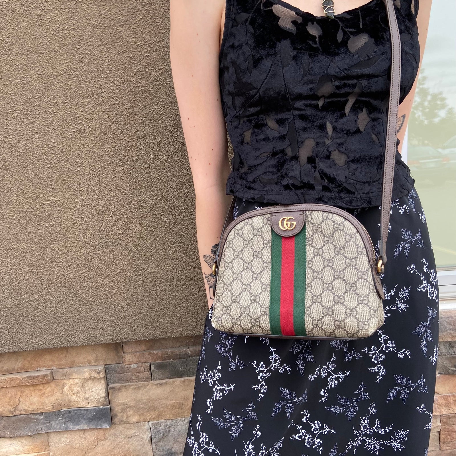 Ophidia GG Small Shoulder Bag