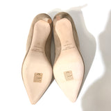 Tan Heel Point Toe