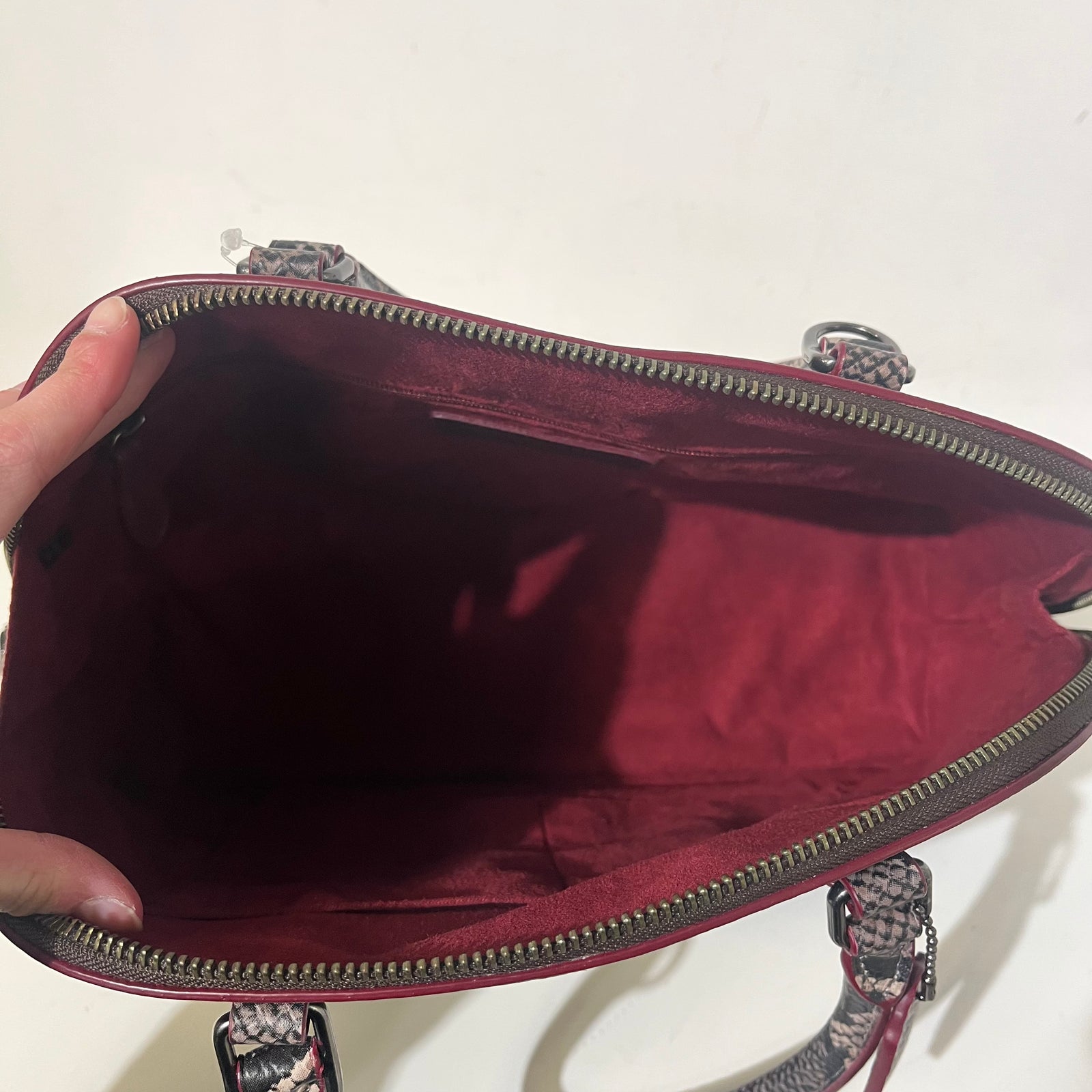 Brown Signature Satchel