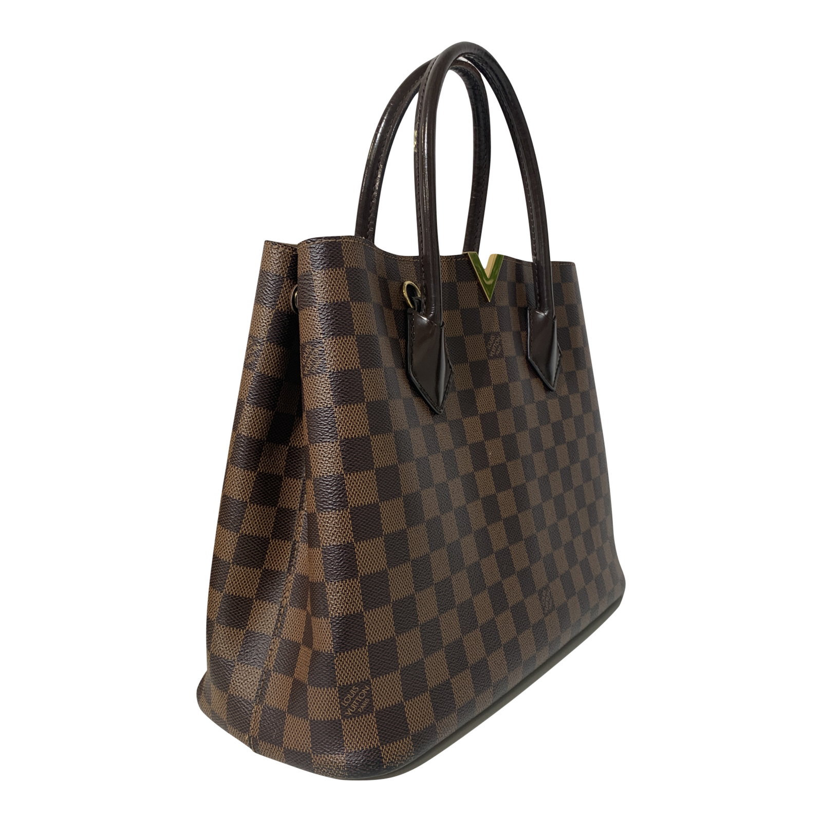 Louis Vuitton Damier Ebene Kensington Tote - Brown Totes, Handbags