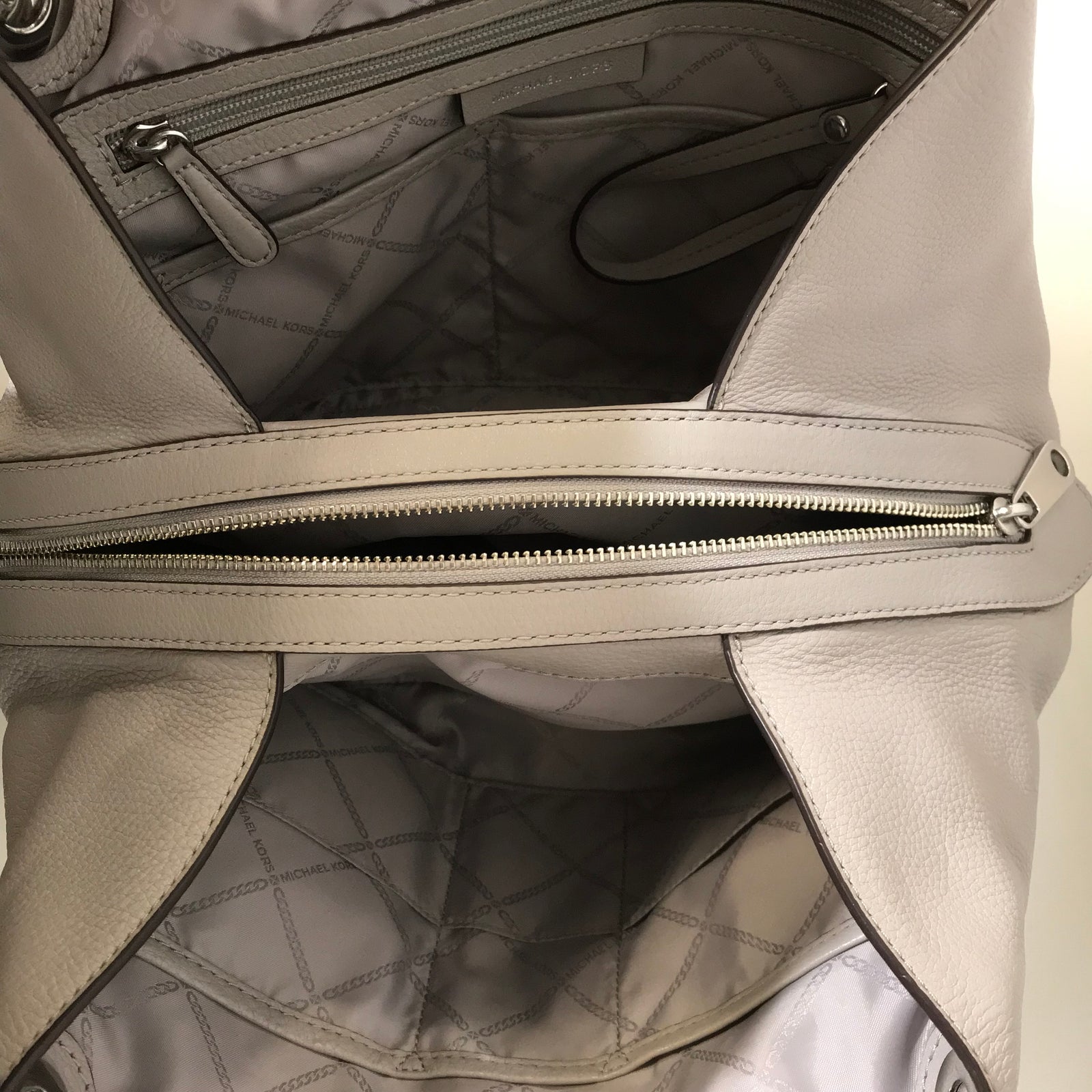 Grey Shoulder Bag