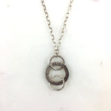 Triple Hoop Chain Necklace