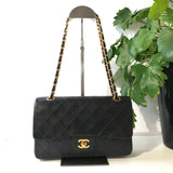Lambskin Quilted Medium Double Flap