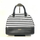Stripe Top Handle Bag