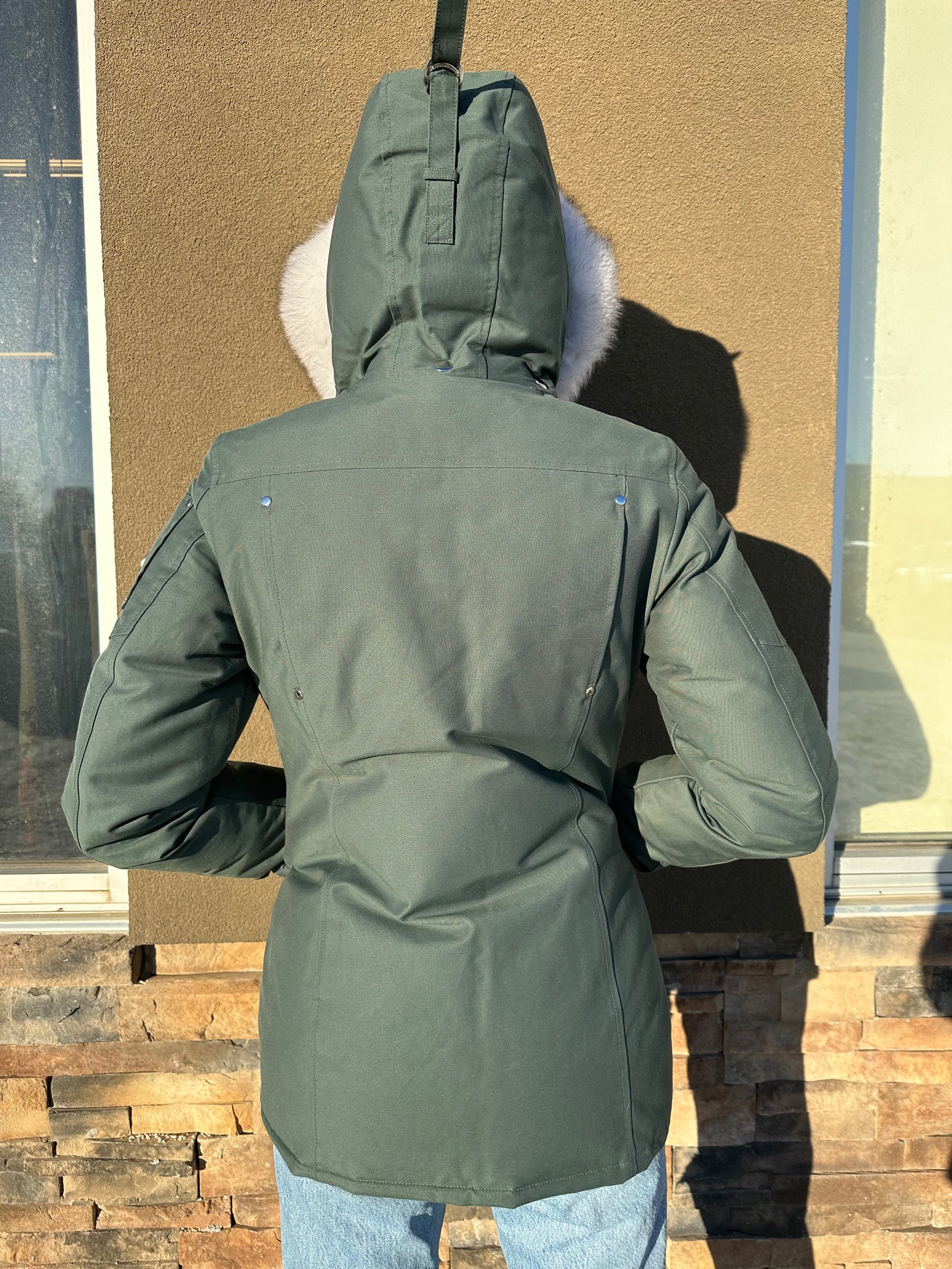 Seafoam Puffer Parka Jacket