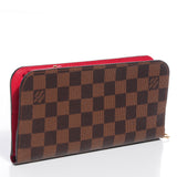 Damier Ebene Insolite Wallet Red