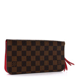 Damier Ebene Insolite Wallet Red