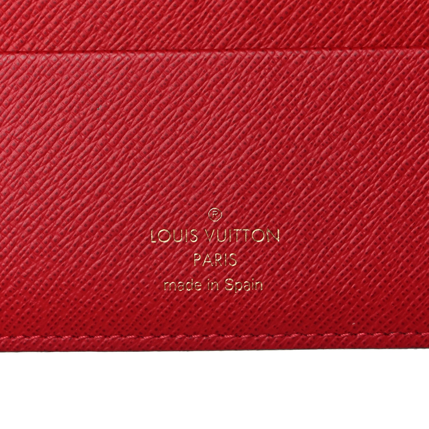 Louis Vuitton Damier Insolite Snap Wallet With Red Interior For