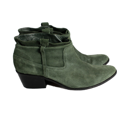 Green Ankle Boots