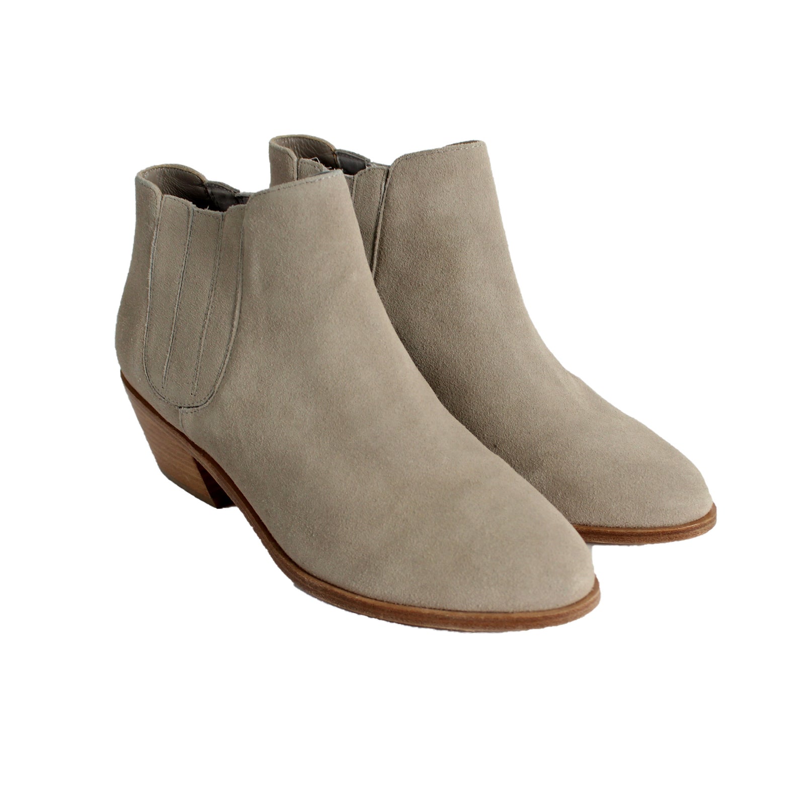 Grey Ankle Boots