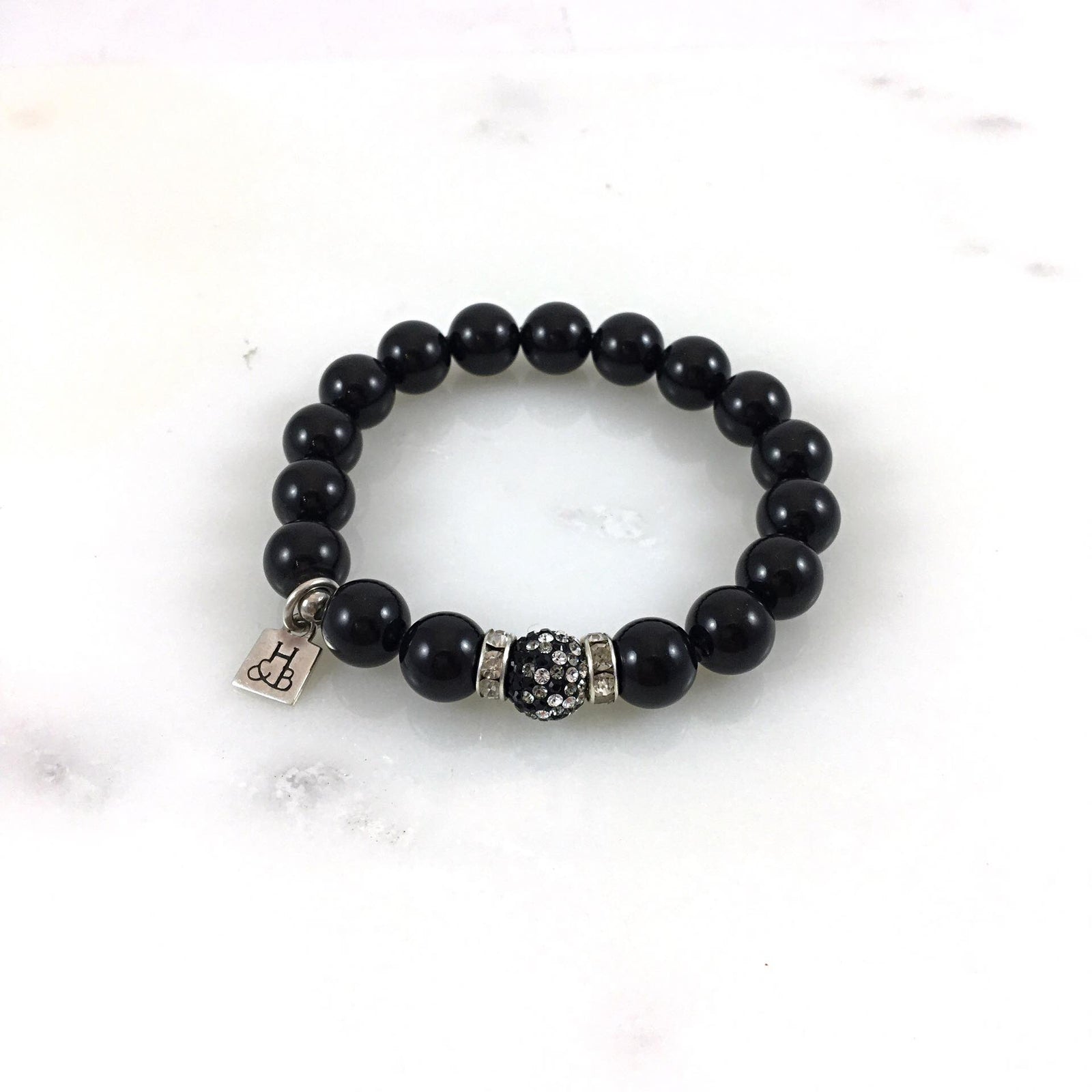 Black Fade Pearl Bracelet