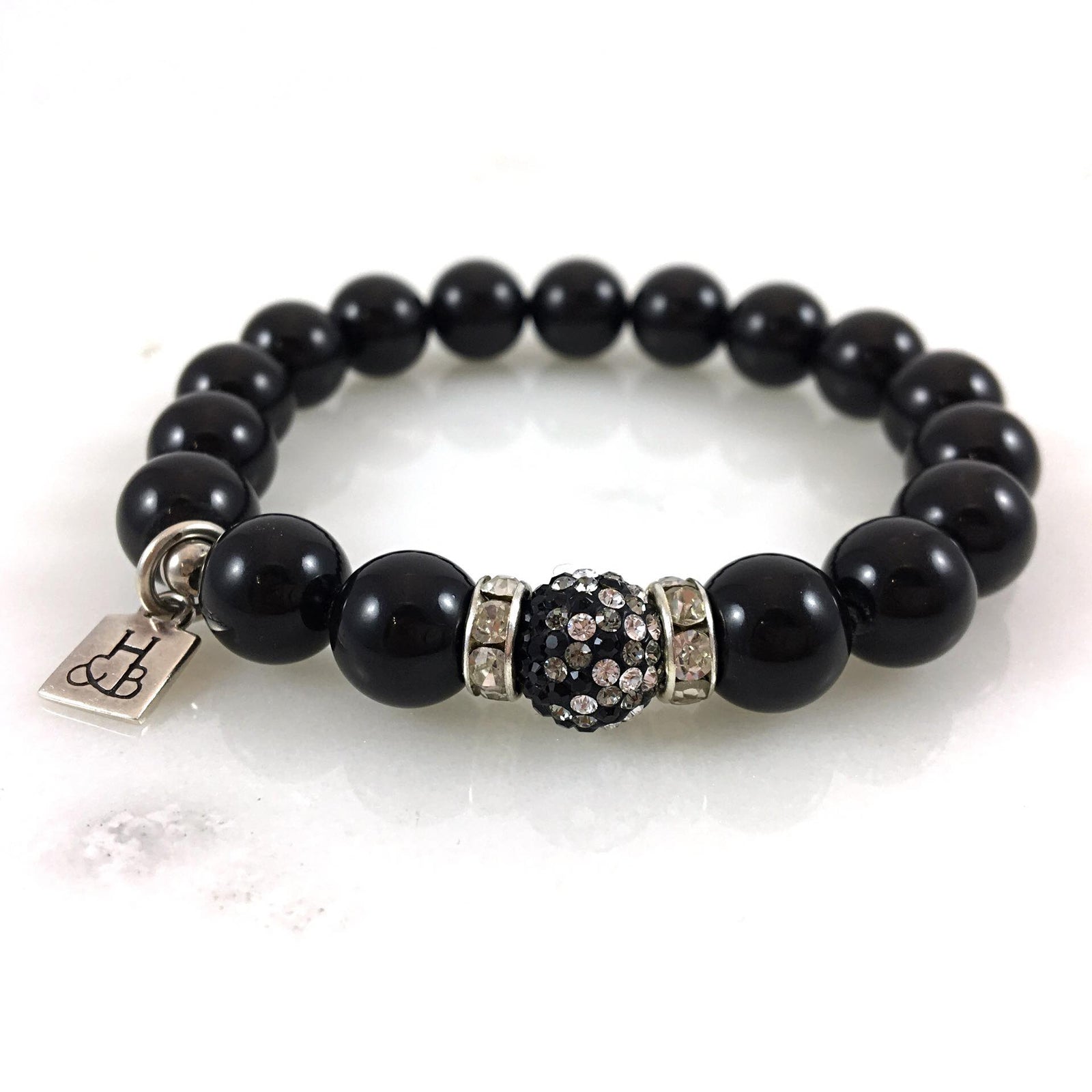 Black Fade Pearl Bracelet