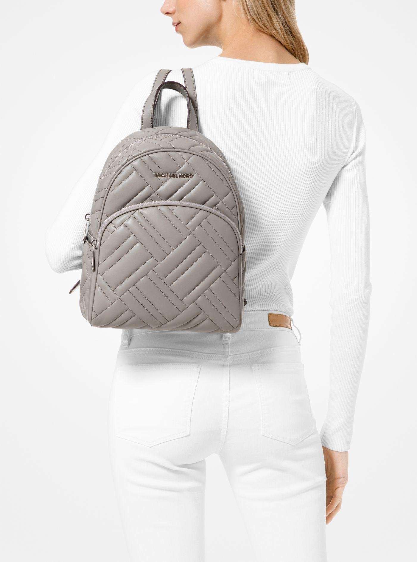 Pearl Grey Backpack Abby