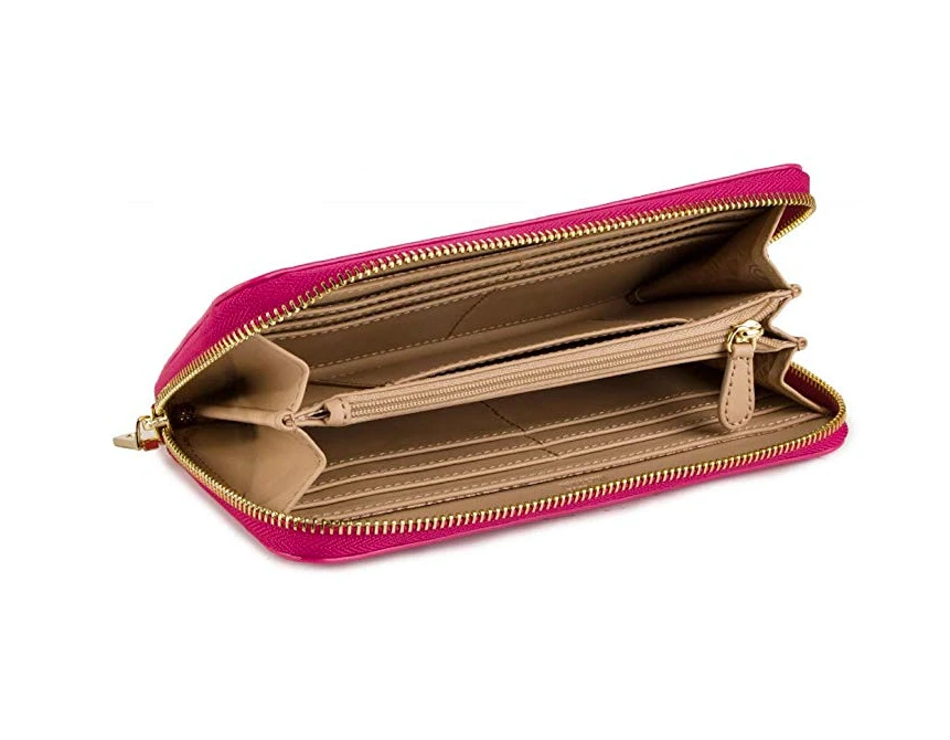Pink Quilted Wallet